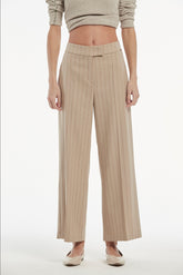 UNEQUAL DIPLOMATIC STRIPE LUANDA TROUSERS